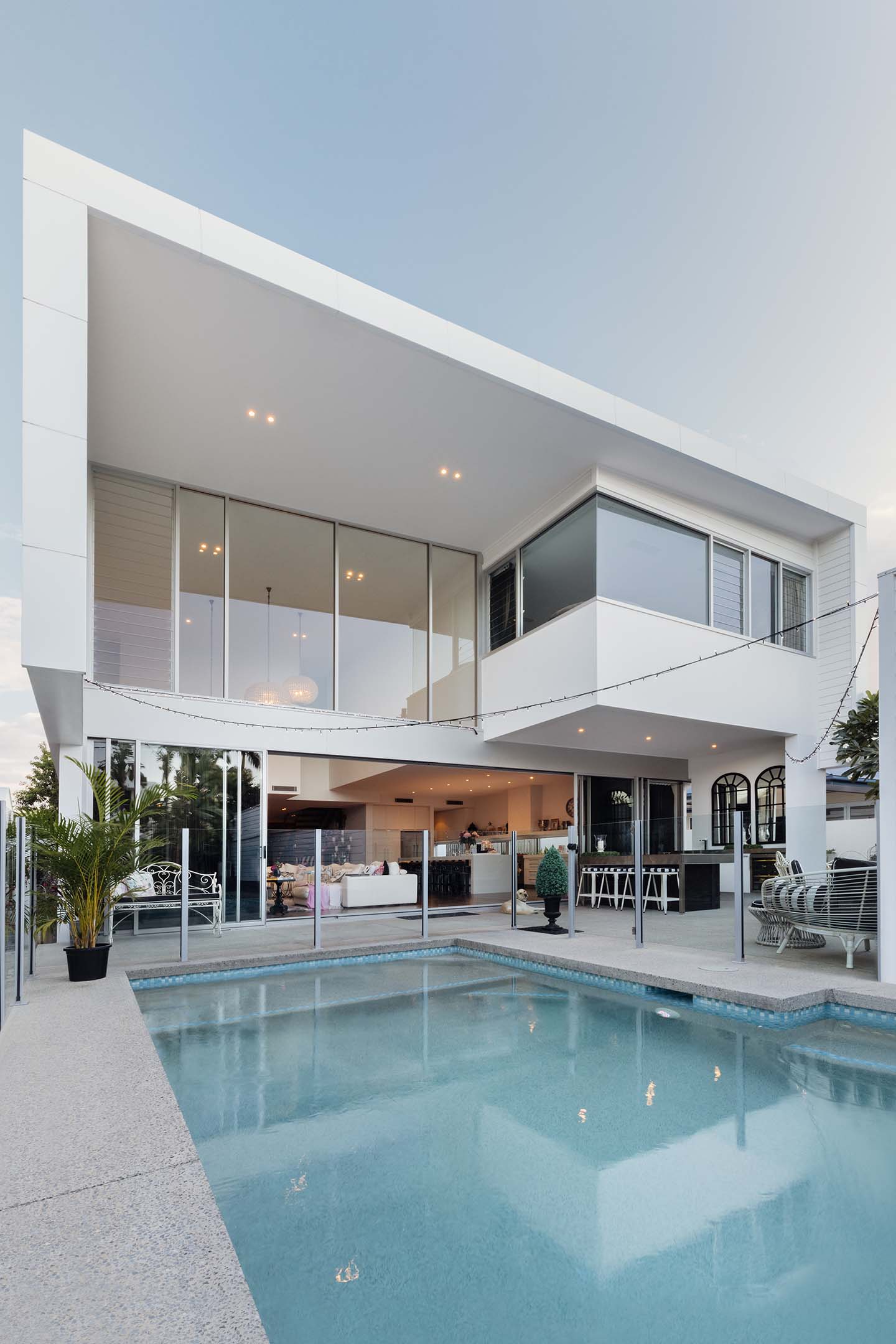 Modern House Exterior With Swimming Pool